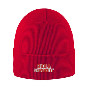 North Pole Beanie by LogoFit, Red