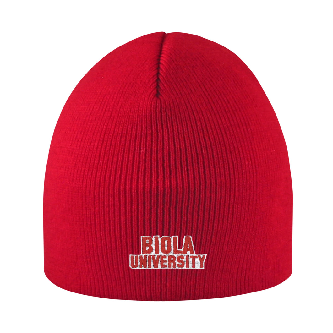 Everest Beanie by LogoFit, Red