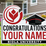 Custom Graduation Yard Sign | Congratulations Name