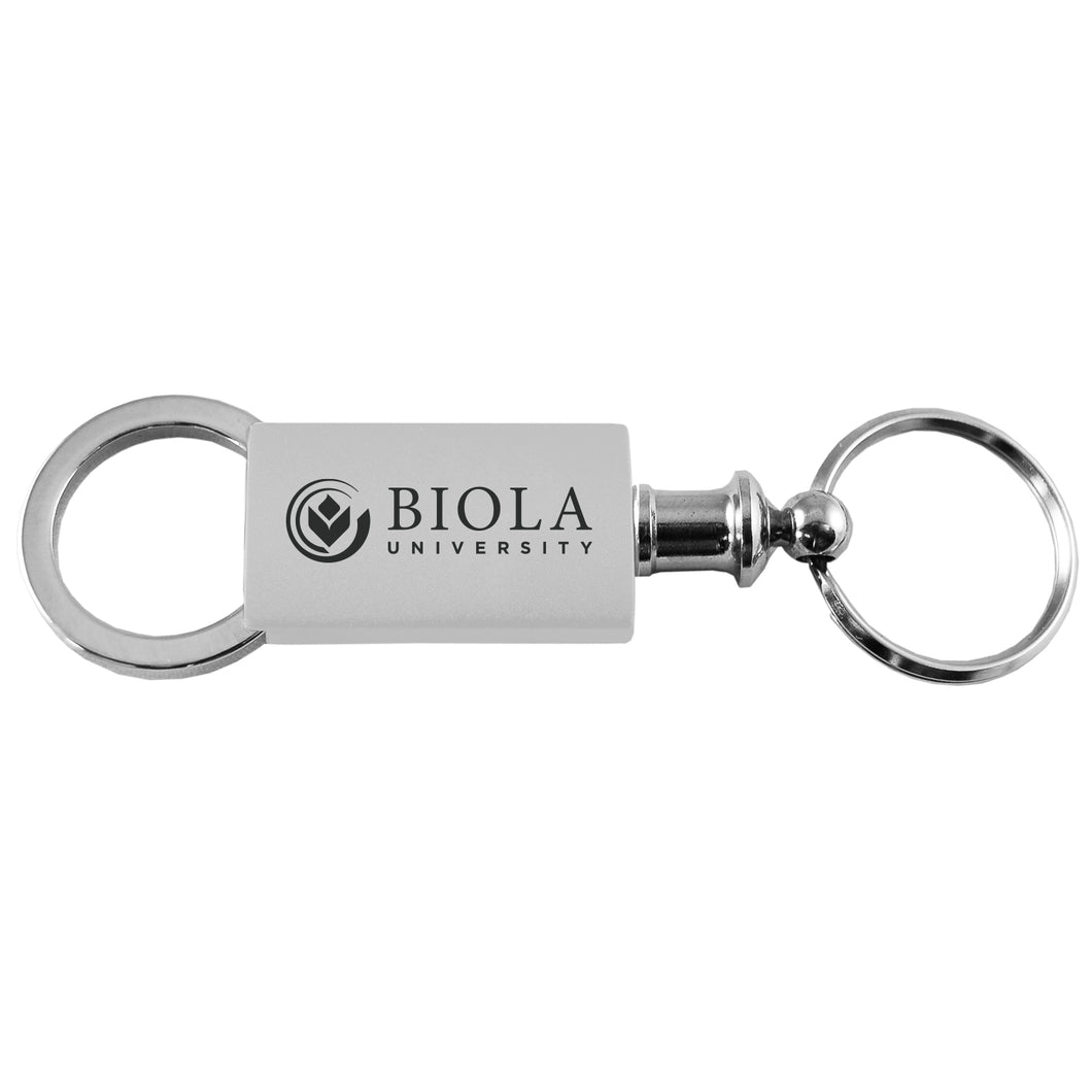 Valet Key Chain by LXG, Silver (F22)(NEW)