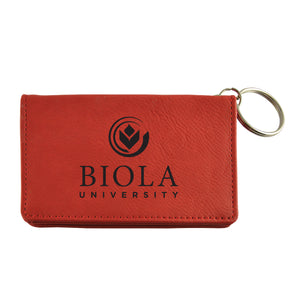 Velour ID Holder by LXG, Red (F22)