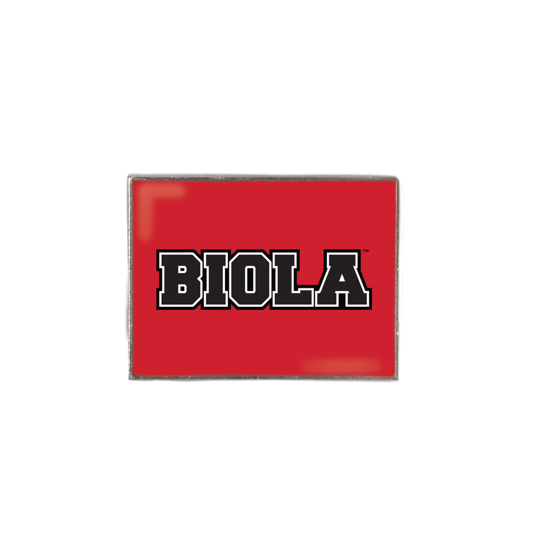 Foxboro Rectangular Lapel Pin, Red (JL324)