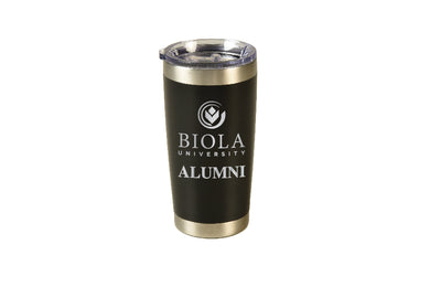 20 OZ. Powder Coated Tumbler Alumni, Black