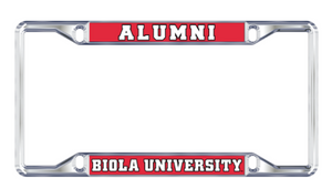 License Plate Frame, Alumni over Biola