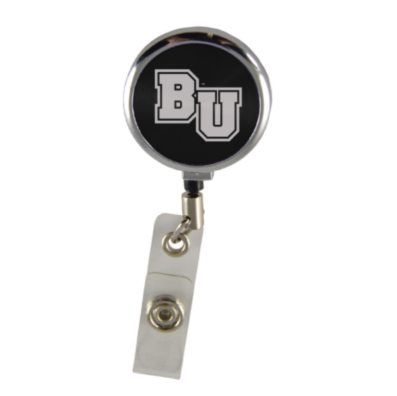 Retractable Badge Reel by LXG, Black (F22) – Biola University Campus Store