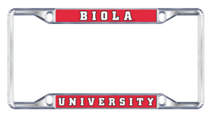 License Plate Frame, Biola Univeristy