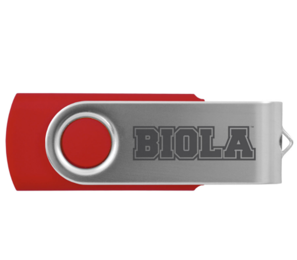 Swivel USB Thumb Drive, Red